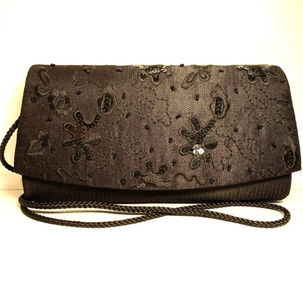 Vintage Style Beaded and Sequined Evening Bag